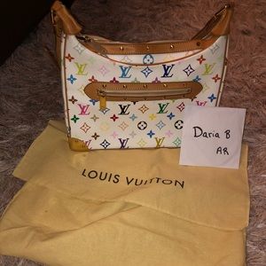 Authentic Louis Vuitton Multicolor Boulogne